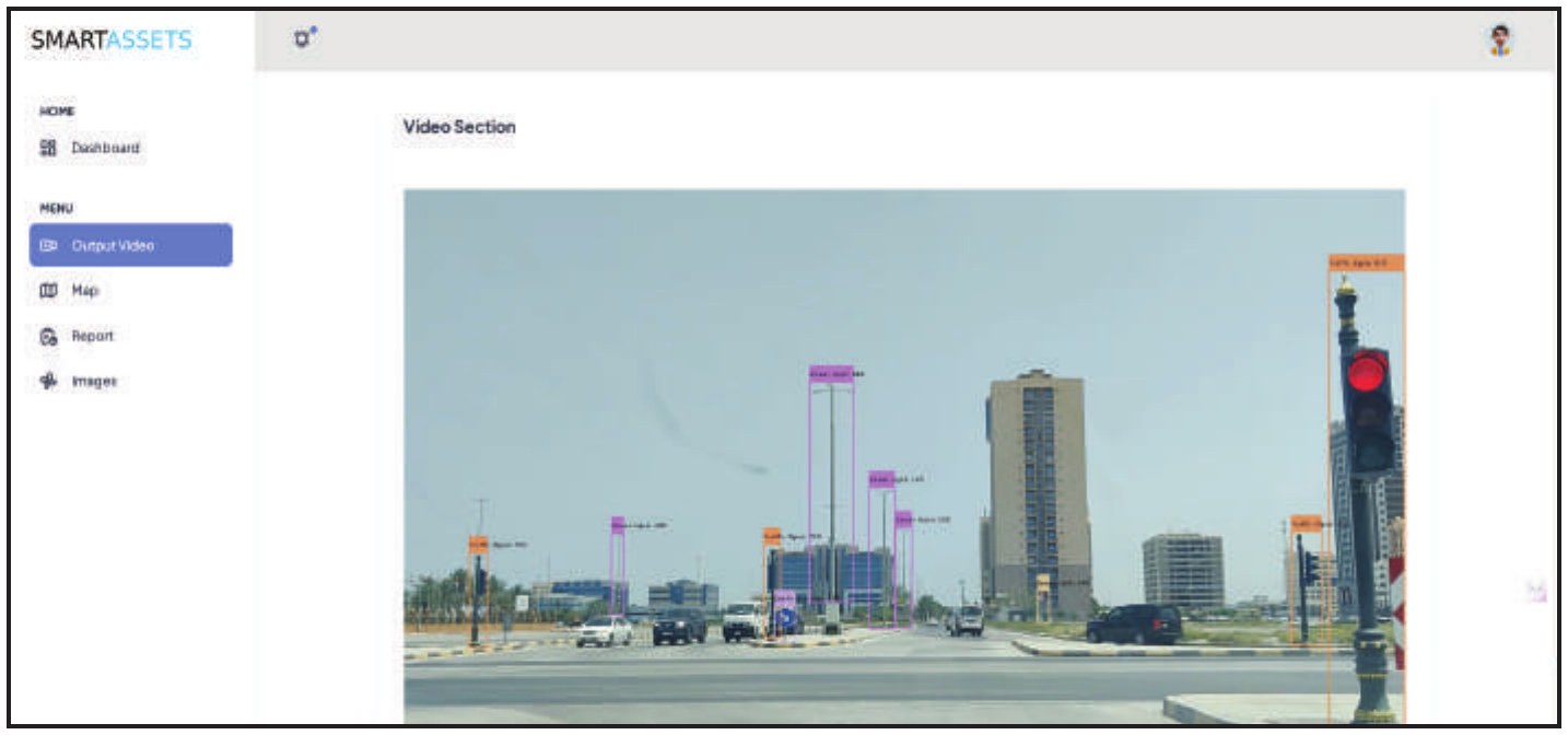 AI road inspection deep learning object detection overlay on live street footage