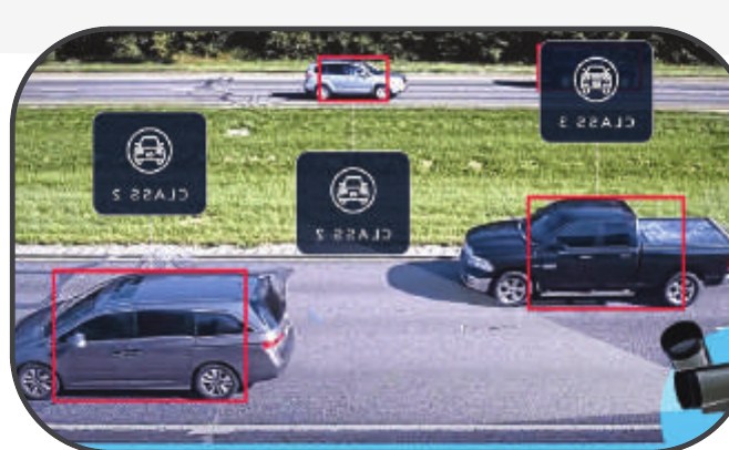 Outdoor vehicle and people tracking with real-time class detection and bounding boxes