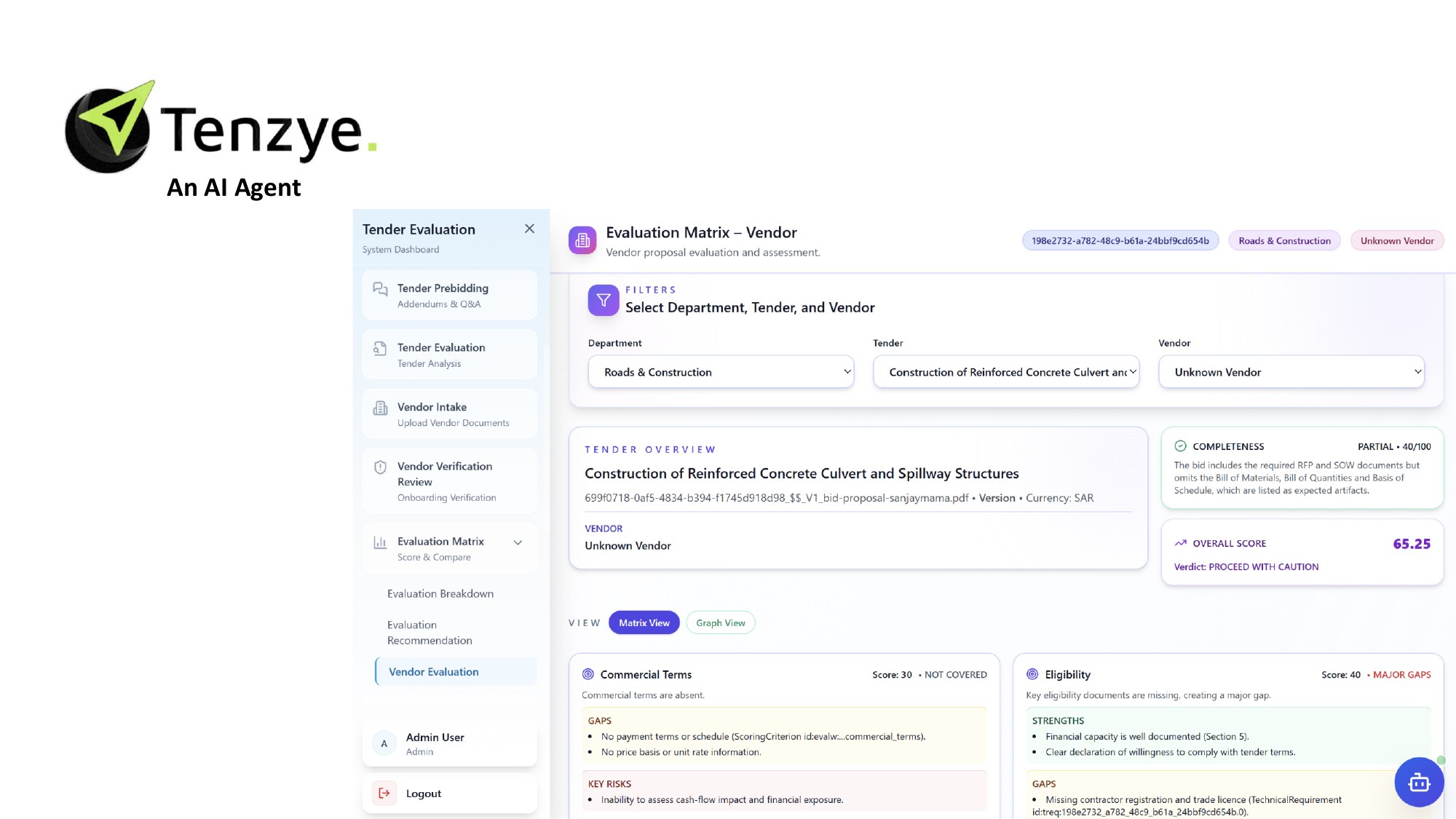 AI Agent — Vendor Evaluation